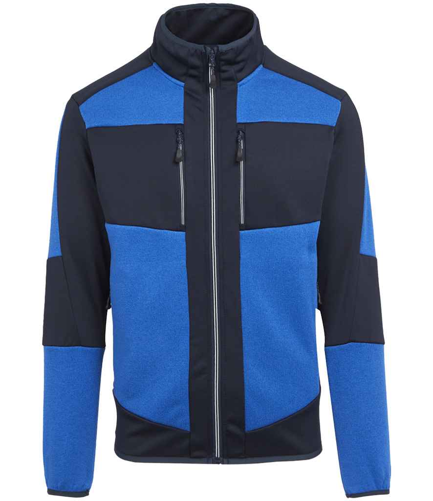 Regatta E-Volve Unisex Knit Effect Midlayer Top | Strong Blue/Navy - Regatta Professional Fleece - Lancashire Teamwear