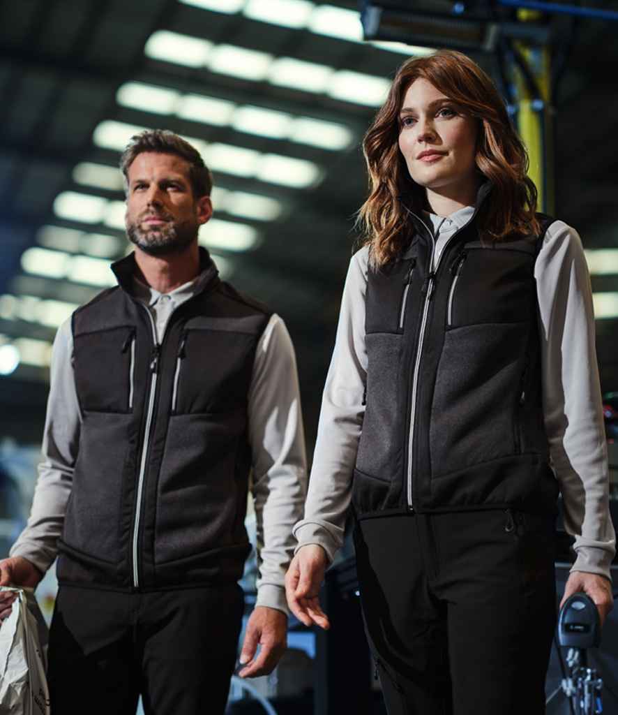 Regatta E-Volve Unisex Knit Effect Stretch Bodywarmer | Ash/Black - Regatta Professional Gilet - Lancashire Teamwear