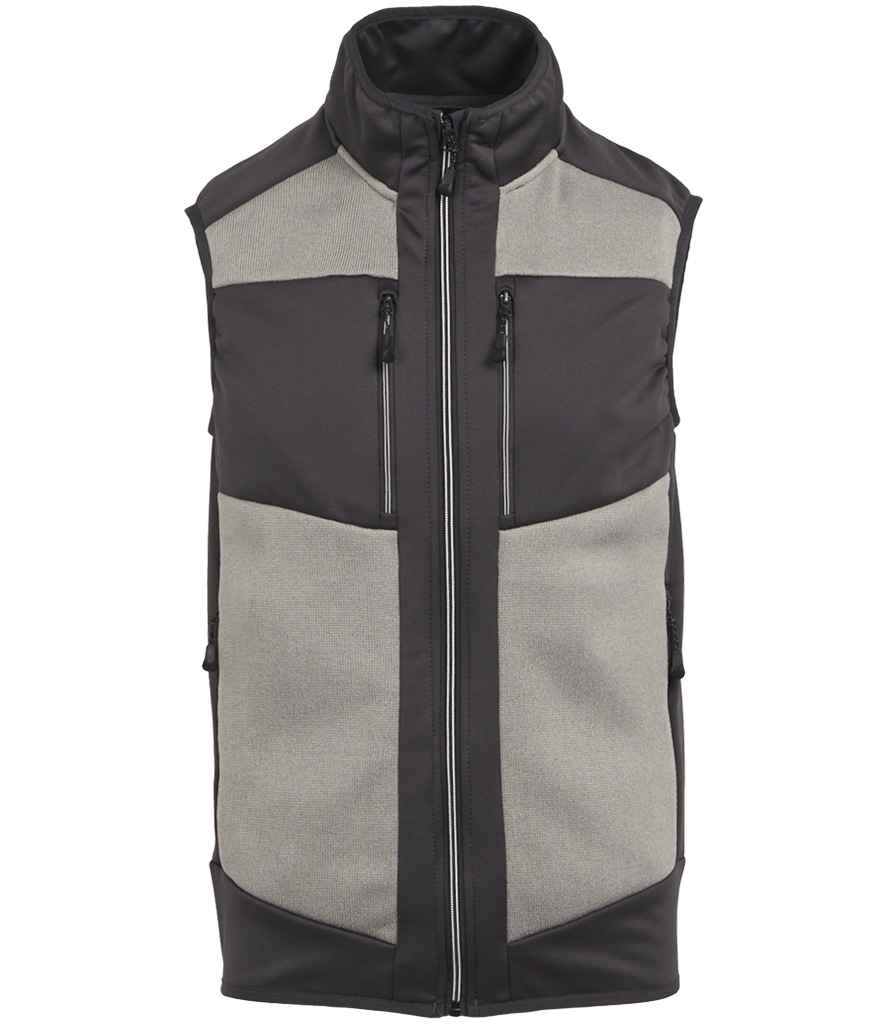 Regatta E-Volve Unisex Knit Effect Stretch Bodywarmer | Mineral Grey/Ash - Regatta Professional Gilet - Lancashire Teamwear