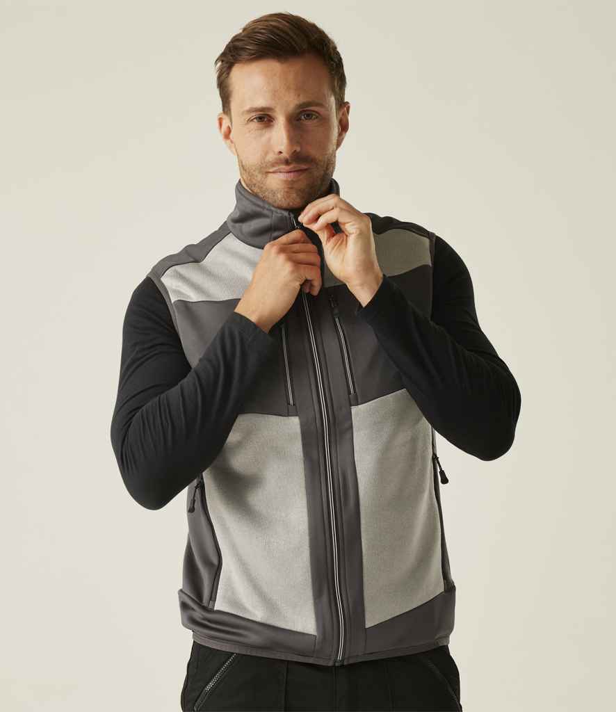 Regatta E-Volve Unisex Knit Effect Stretch Bodywarmer | Mineral Grey/Ash - Regatta Professional Gilet - Lancashire Teamwear