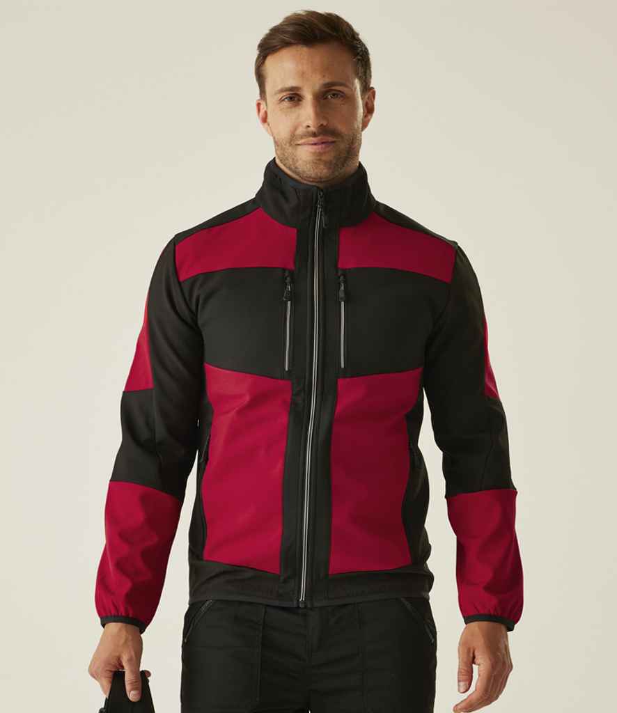 Regatta E-Volve Unisex Two Layer Soft Shell Jacket | Classic Red/Black - Regatta Professional - Lancashire Teamwear