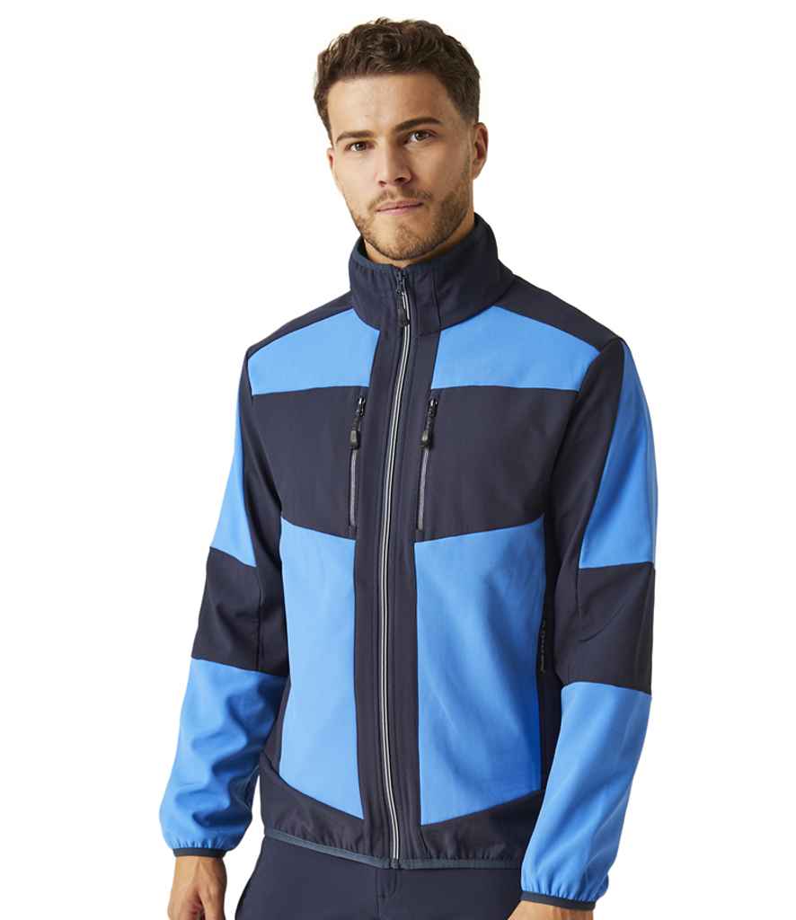 Regatta E-Volve Unisex Two Layer Soft Shell Jacket | Strong Blue/Navy - Regatta Professional - Lancashire Teamwear