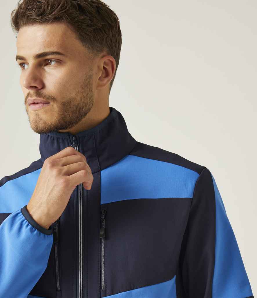 Regatta E-Volve Unisex Two Layer Soft Shell Jacket | Strong Blue/Navy - Regatta Professional - Lancashire Teamwear