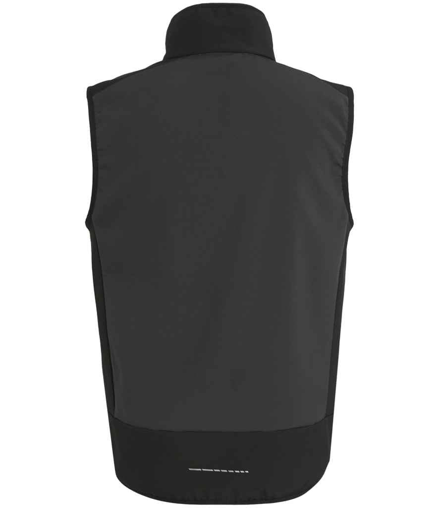 Regatta E-Volve Unisex Two Layer Soft Shell Bodywarmer | Ash/Black - Regatta Professional Gilet - Lancashire Teamwear
