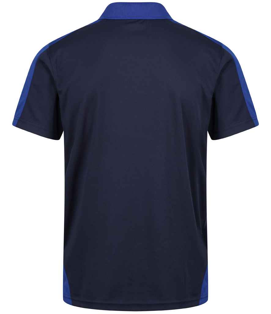 Regatta Contrast Quick Wicking Piqué Polo Shirt | Navy/New Royal Blue - Regatta Professional - Lancashire Teamwear