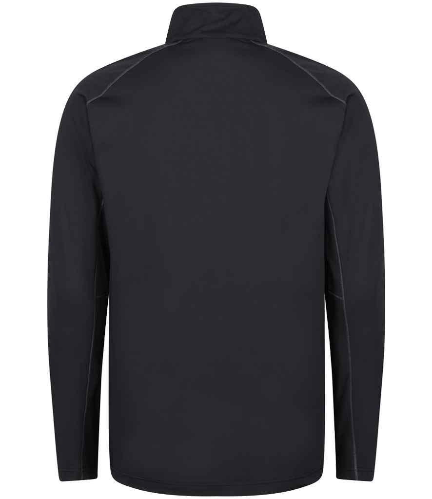 Regatta Core Stretch Half Zip Midlayer Top | Black - Regatta Professional Sweatshirt - Lancashire Teamwear