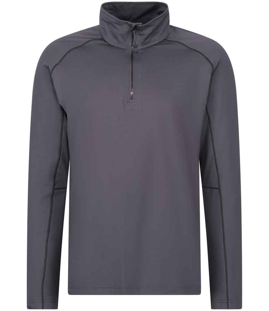 Regatta Core Stretch Half Zip Midlayer Top Seal Grey