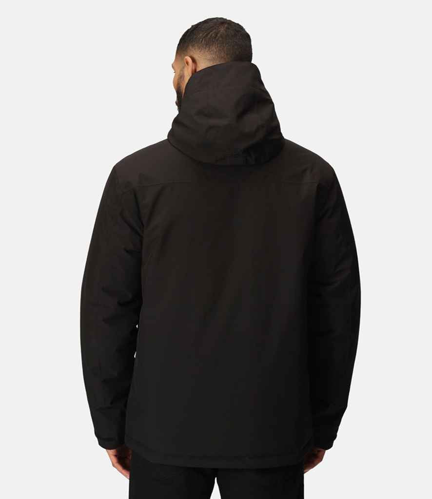 Regatta Navigate Waterproof Insulated Jacket | Black/Classic Red - Regatta Professional - Lancashire Teamwear