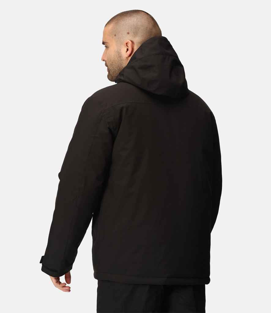 Regatta Navigate Waterproof Insulated Jacket | Black/Seal Grey - Regatta Professional - Lancashire Teamwear