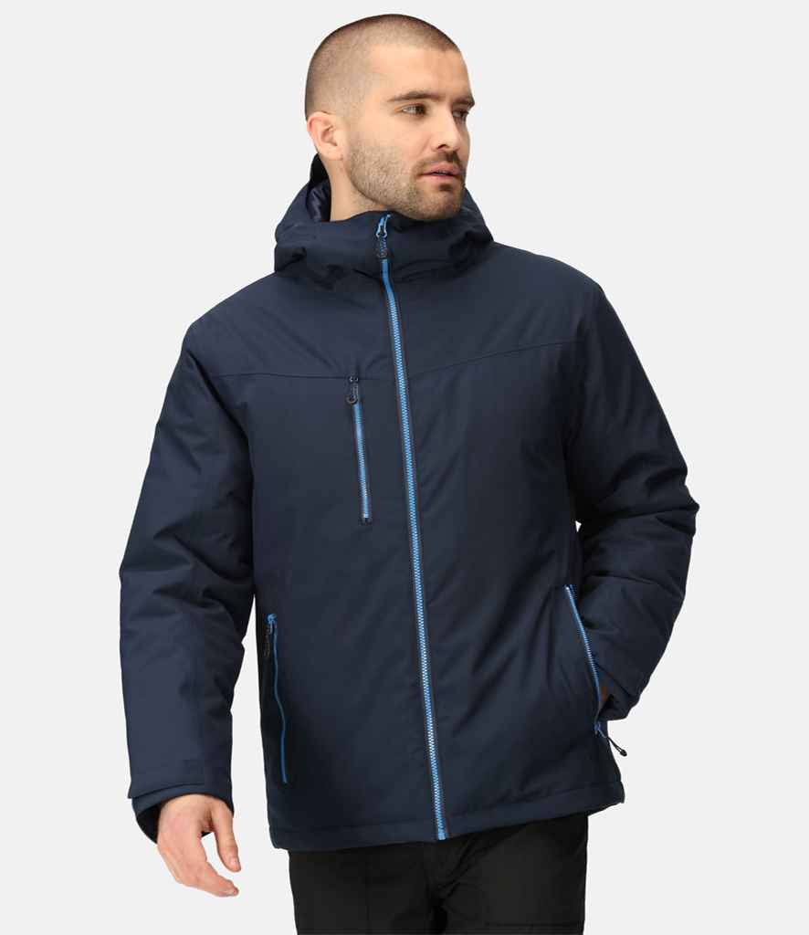 Regatta Navigate Waterproof Insulated Jacket | Navy/French Blue - Regatta Professional - Lancashire Teamwear