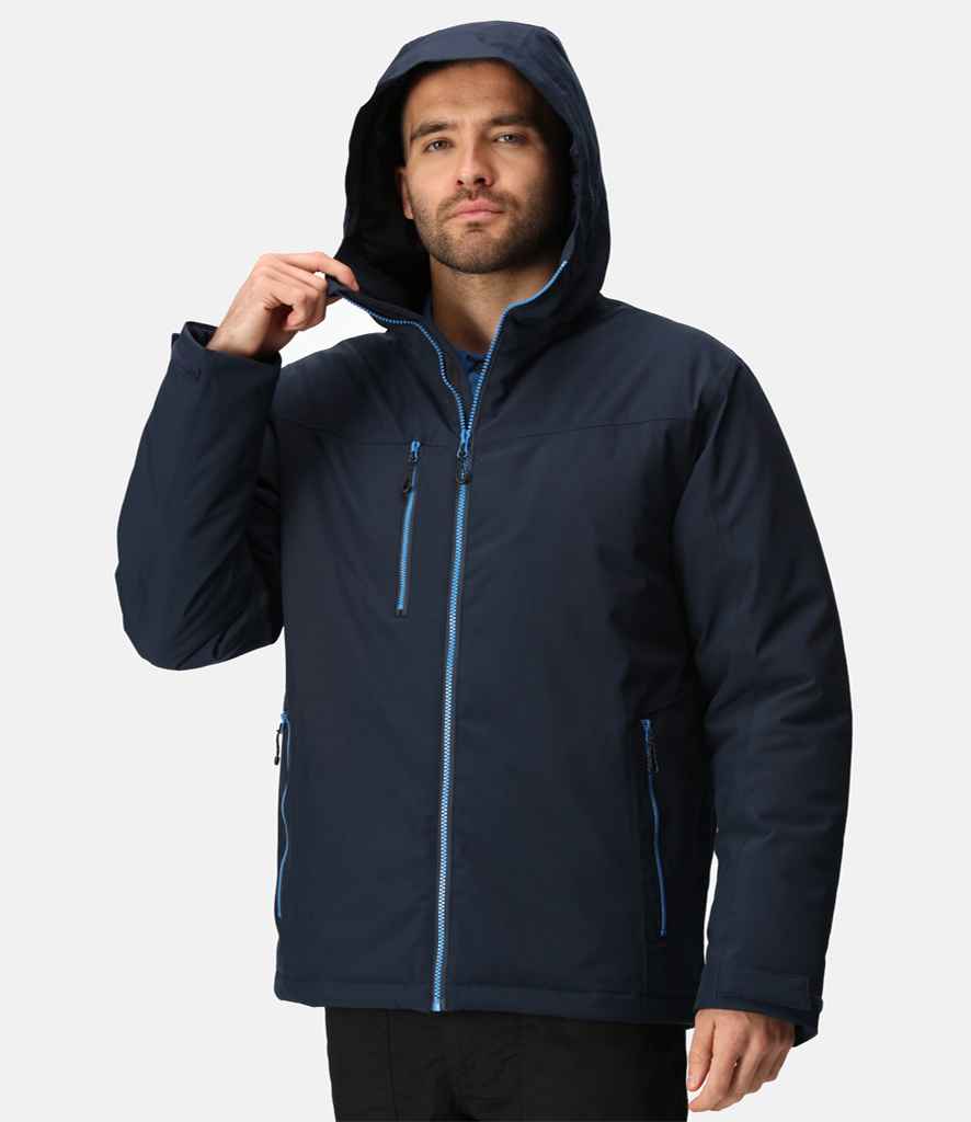 Regatta Navigate Waterproof Insulated Jacket | Navy/French Blue - Regatta Professional - Lancashire Teamwear