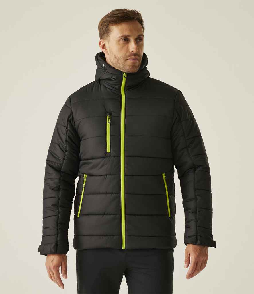 Regatta Navigate Thermal Jacket | Black/Lime Green - Regatta Professional - Lancashire Teamwear
