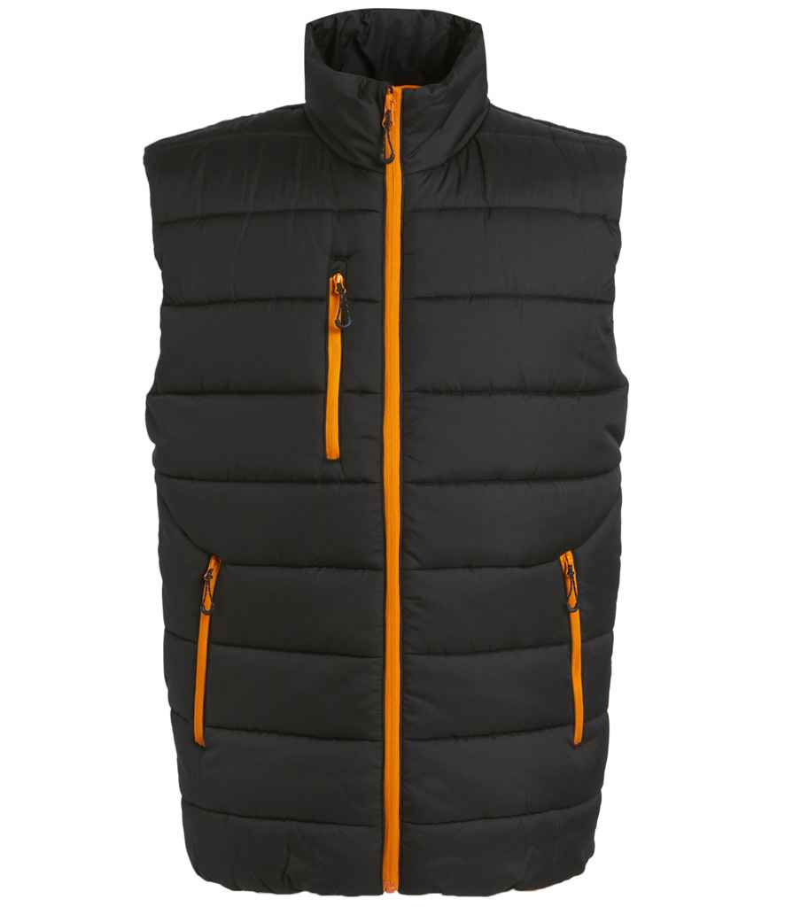 Regatta Navigate Thermal Bodywarmer | Black/Orange Pop - Regatta Professional Gilet - Lancashire Teamwear