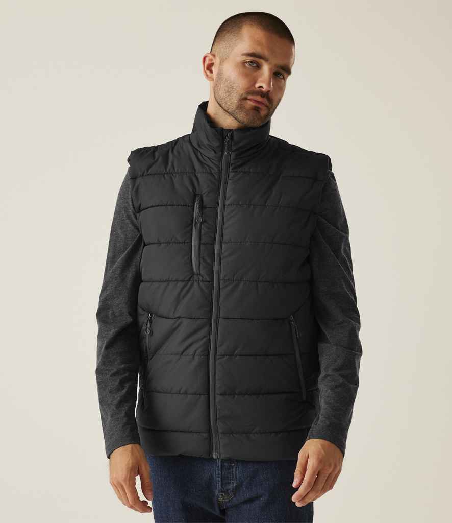 Regatta Navigate Thermal Bodywarmer | Black/Seal Grey - Regatta Professional Gilet - Lancashire Teamwear