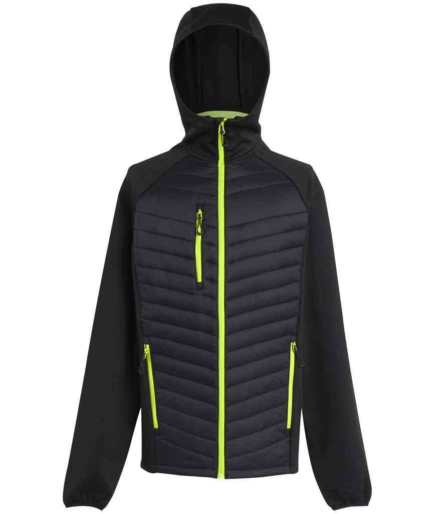 Regatta Navigate Hybrid Jacket Black/Lime Green