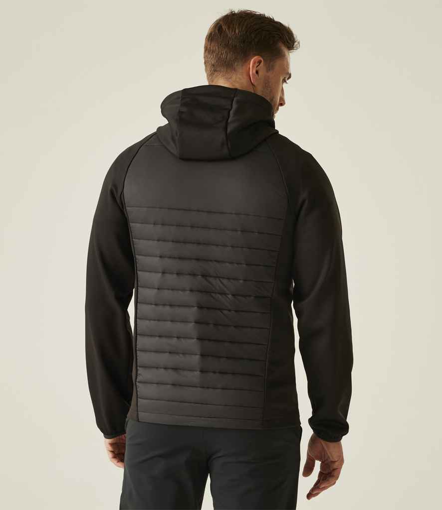 Regatta Navigate Hybrid Jacket | Black/Lime Green - Regatta Professional - Lancashire Teamwear