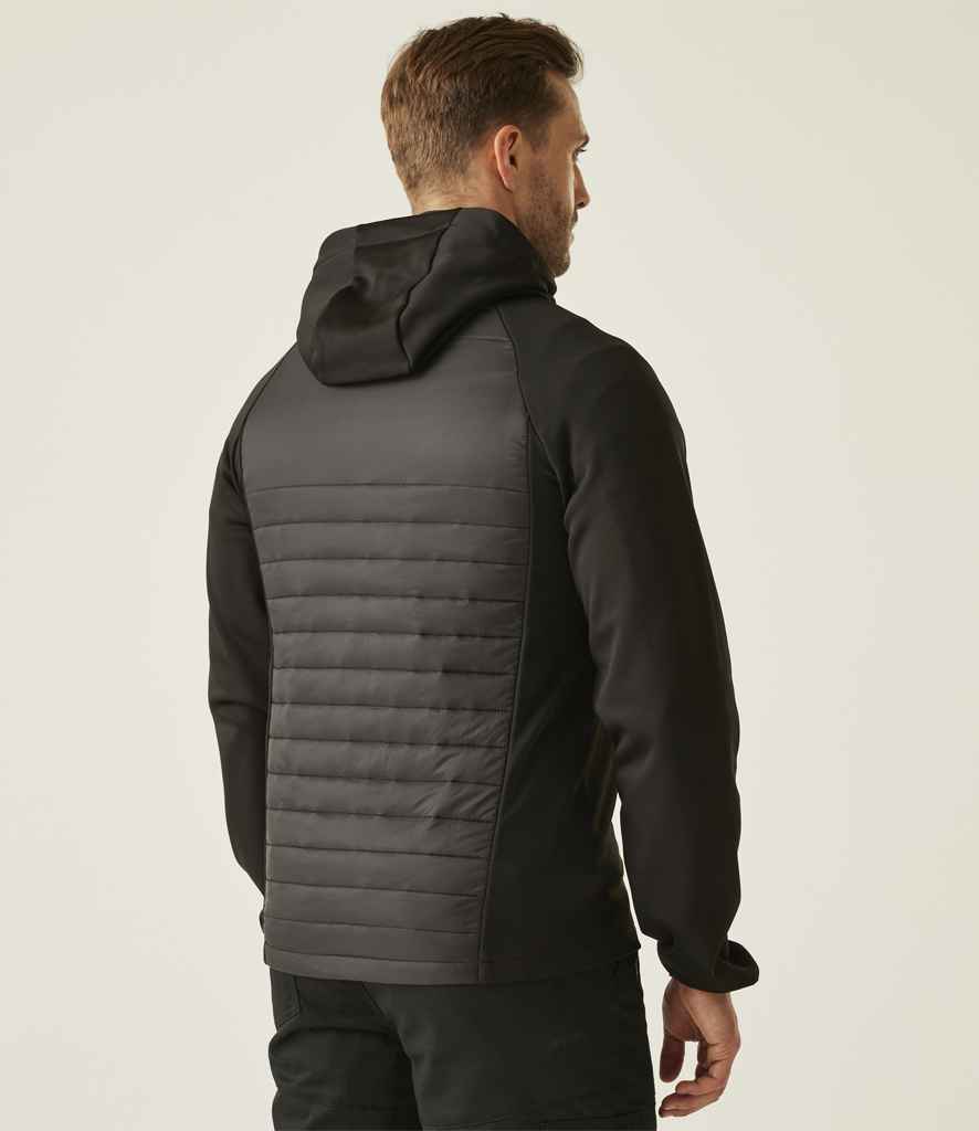 Regatta Navigate Hybrid Jacket | Black/New Royal Blue - Regatta Professional - Lancashire Teamwear