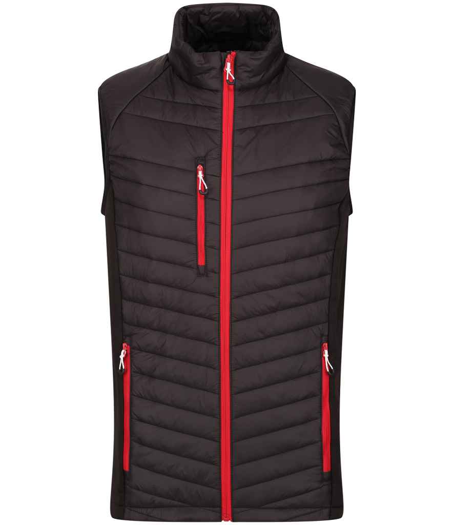 Regatta Navigate Hybrid Bodywarmer | Black/Classic Red - Regatta Professional Gilet - Lancashire Teamwear