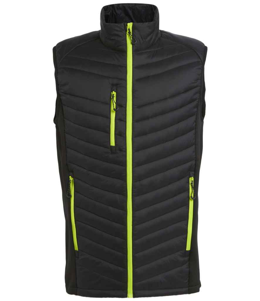 Regatta Navigate Hybrid Bodywarmer | Black/Lime Green - Regatta Professional Gilet - Lancashire Teamwear
