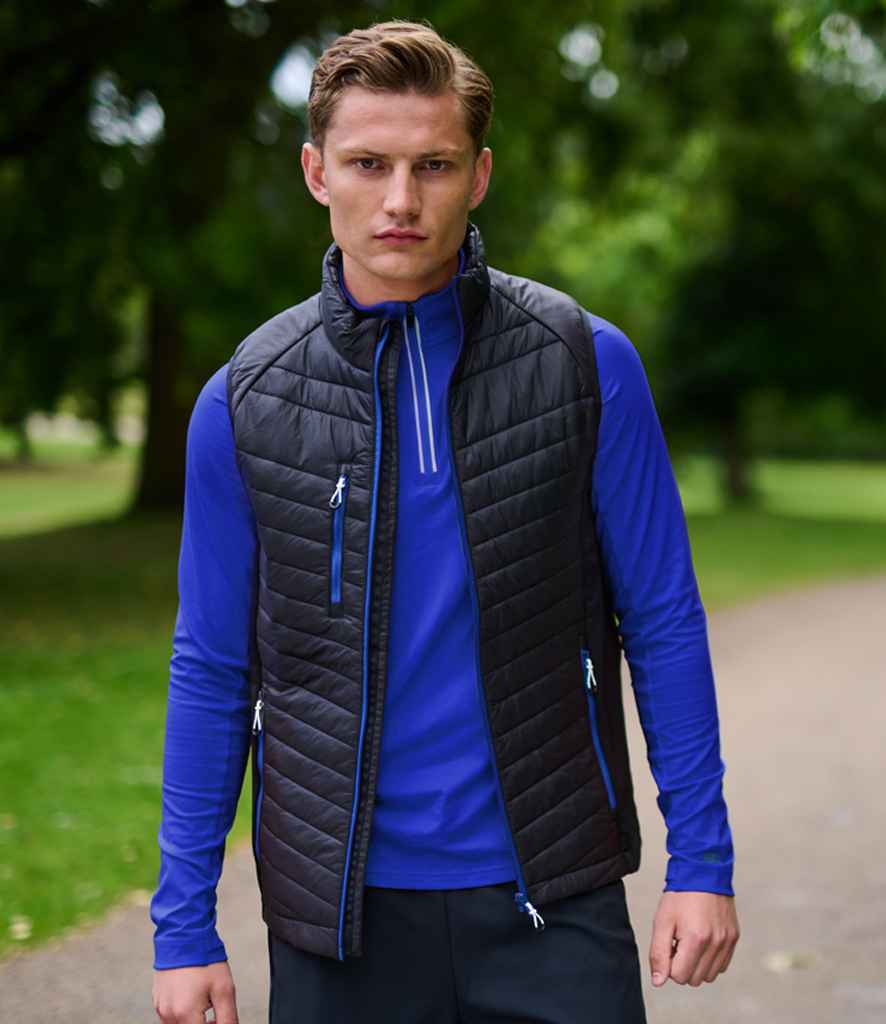 Regatta Navigate Hybrid Bodywarmer | Black/New Royal Blue - Regatta Professional Gilet - Lancashire Teamwear