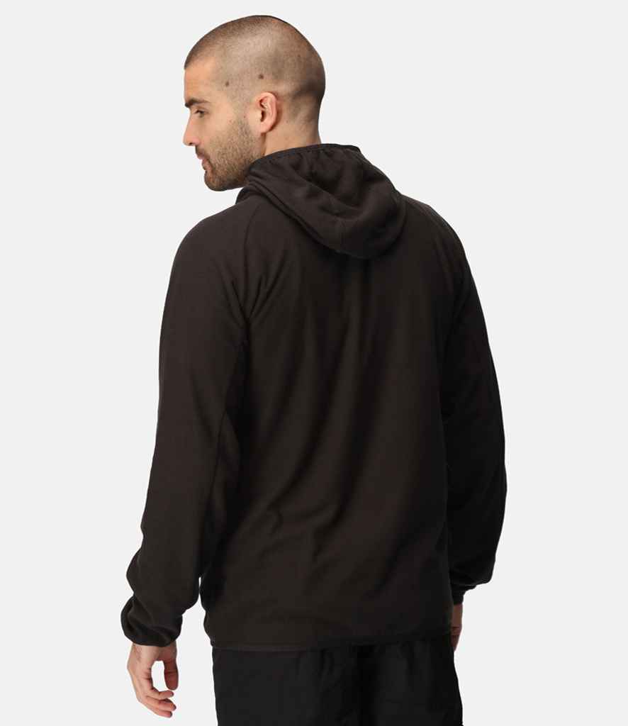 Regatta Navigate Full Zip Hooded Fleece Jacket | Black/Seal Grey - Regatta Professional - Lancashire Teamwear