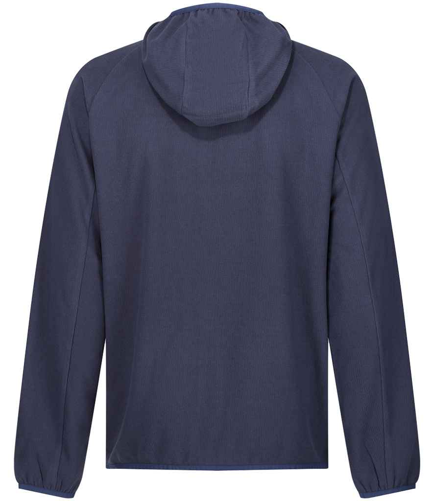 Regatta Navigate Full Zip Hooded Fleece Jacket | Navy/French Blue - Regatta Professional - Lancashire Teamwear