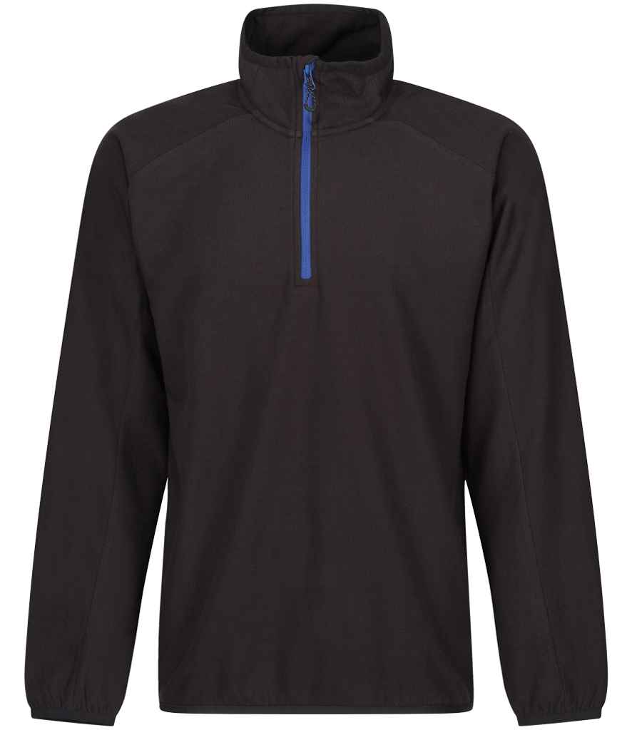 Regatta Navigate Half Zip Fleece Black/New Royal Blue