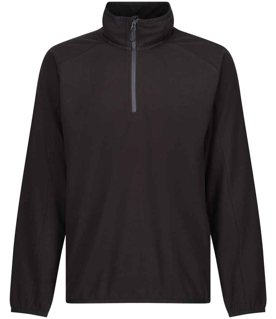 Regatta Navigate Half Zip Fleece Black/Seal Grey
