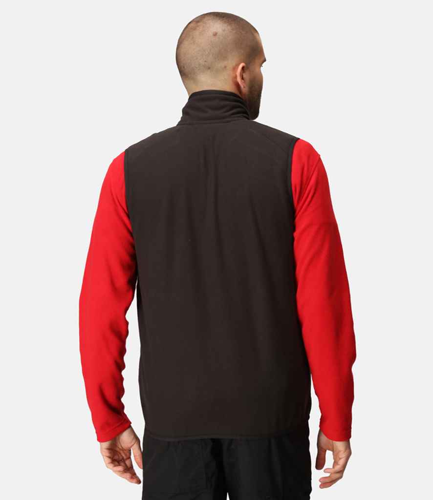 Regatta Navigate Fleece Bodywarmer | Black/Classic Red - Regatta Professional Gilet - Lancashire Teamwear