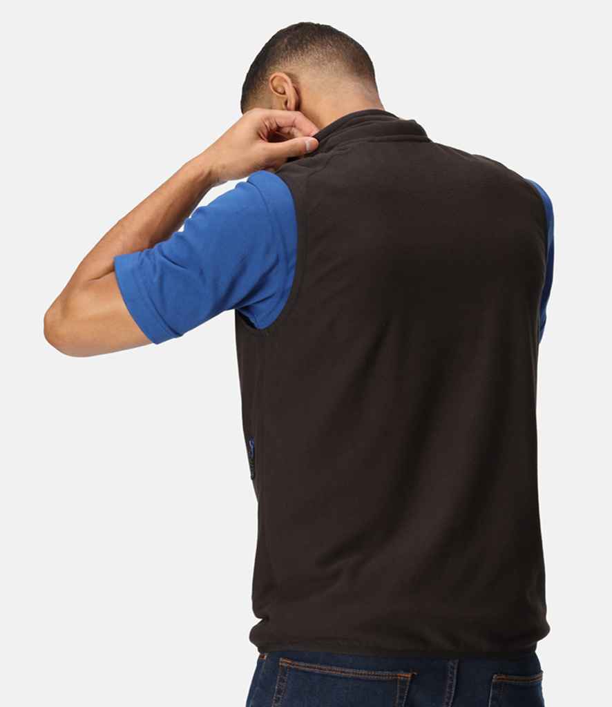 Regatta Navigate Fleece Bodywarmer | Black/New Royal Blue - Regatta Professional Gilet - Lancashire Teamwear