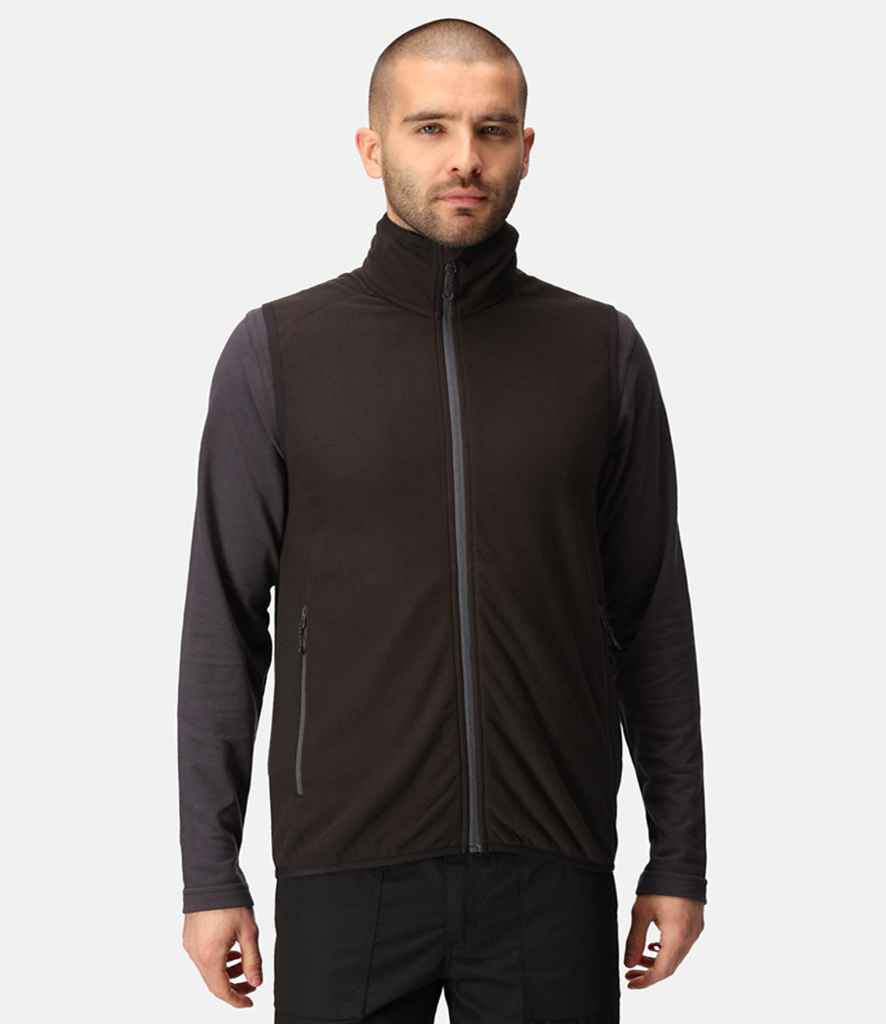 Regatta Navigate Fleece Bodywarmer | Black/Seal Grey - Regatta Professional Gilet - Lancashire Teamwear