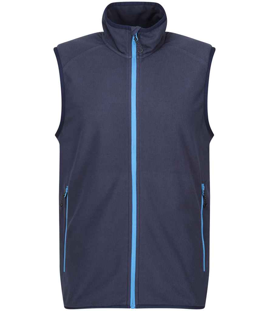 Regatta Navigate Fleece Bodywarmer | Navy/French Blue - Regatta Professional Gilet - Lancashire Teamwear