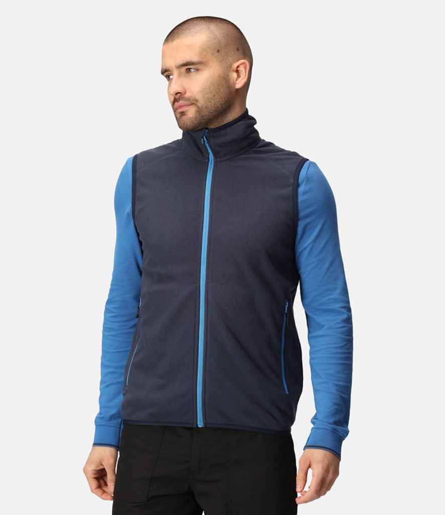Regatta Navigate Fleece Bodywarmer | Navy/French Blue - Regatta Professional Gilet - Lancashire Teamwear