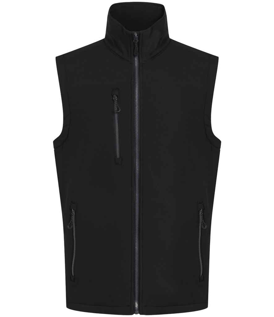 Regatta Navigate Two Layer Soft Shell Bodywarmer Black/Seal Grey