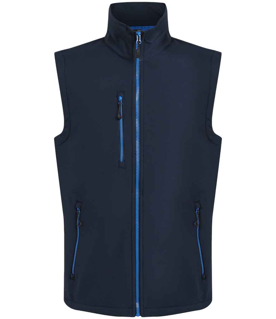 Regatta Navigate Two Layer Soft Shell Bodywarmer | Navy/French Blue - Regatta Professional Gilet - Lancashire Teamwear