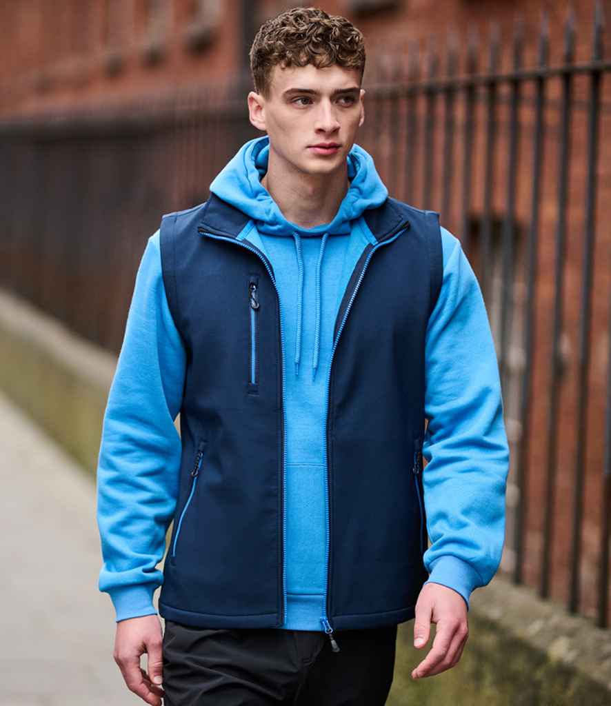 Regatta Navigate Two Layer Soft Shell Bodywarmer | Navy/French Blue - Regatta Professional Gilet - Lancashire Teamwear