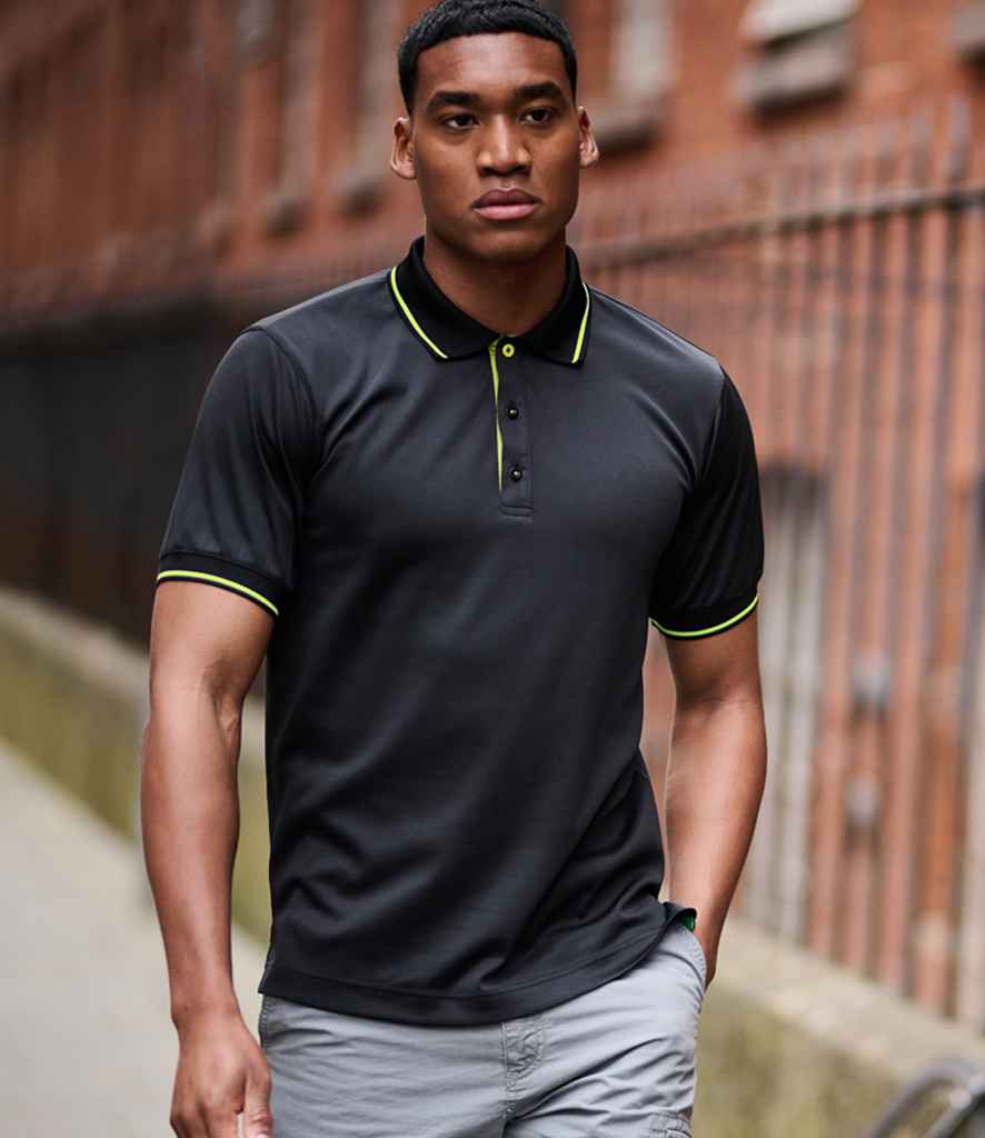 Regatta Navigate Polo Shirt | Black/Lime Green - Regatta Professional - Lancashire Teamwear