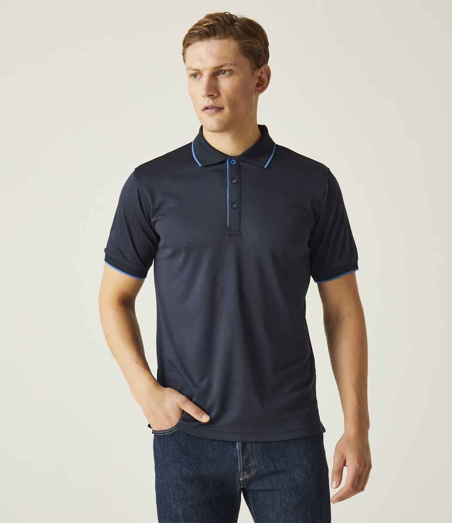 Regatta Navigate Polo Shirt | Navy/French Blue - Regatta Professional - Lancashire Teamwear