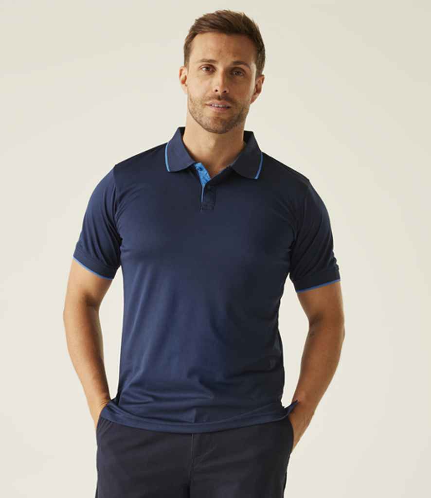 Regatta Navigate Polo Shirt | Navy/French Blue - Regatta Professional - Lancashire Teamwear