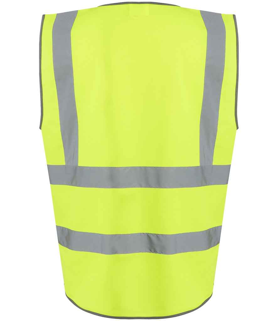 Regatta High Visibility Pro Executive Vest | Yellow Waistcoat - Lancashire Teamwear