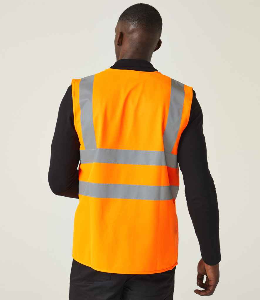 Regatta High Visibility Pro Supervisor Vest | Orange Waistcoat - Lancashire Teamwear