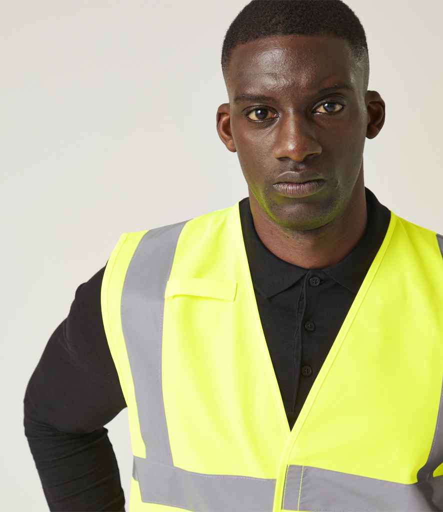Regatta High Visibility Pro Supervisor Vest | Yellow Waistcoat - Lancashire Teamwear