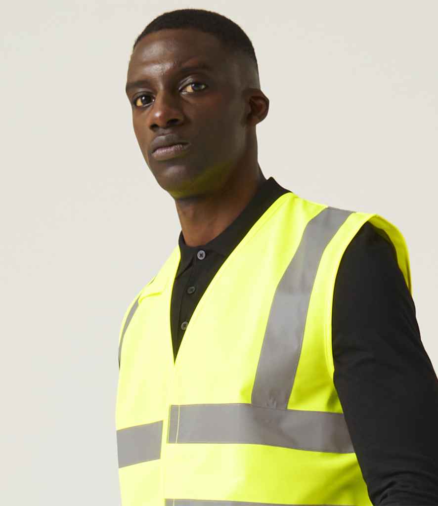 Regatta High Visibility Pro Supervisor Vest | Yellow Waistcoat - Lancashire Teamwear