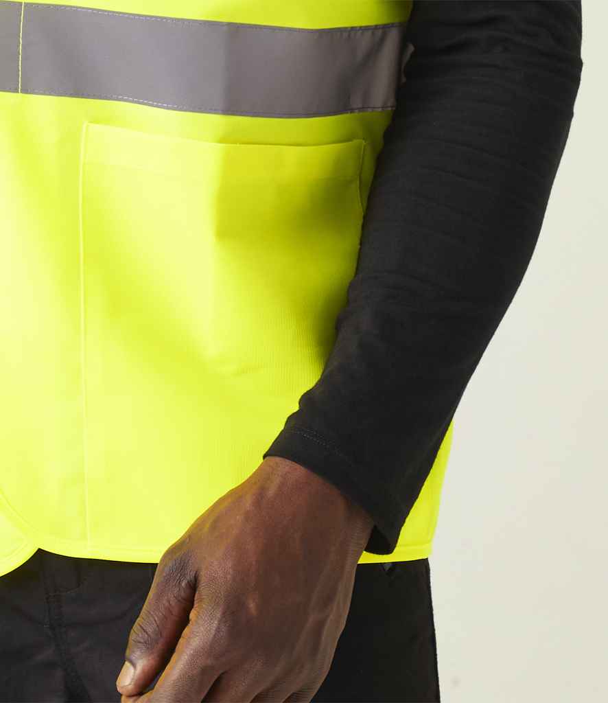 Regatta High Visibility Pro Supervisor Vest | Yellow Waistcoat - Lancashire Teamwear