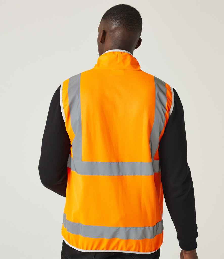 Regatta High Visibility Pro Full Zip Gilet | Orange - Lancashire Teamwear