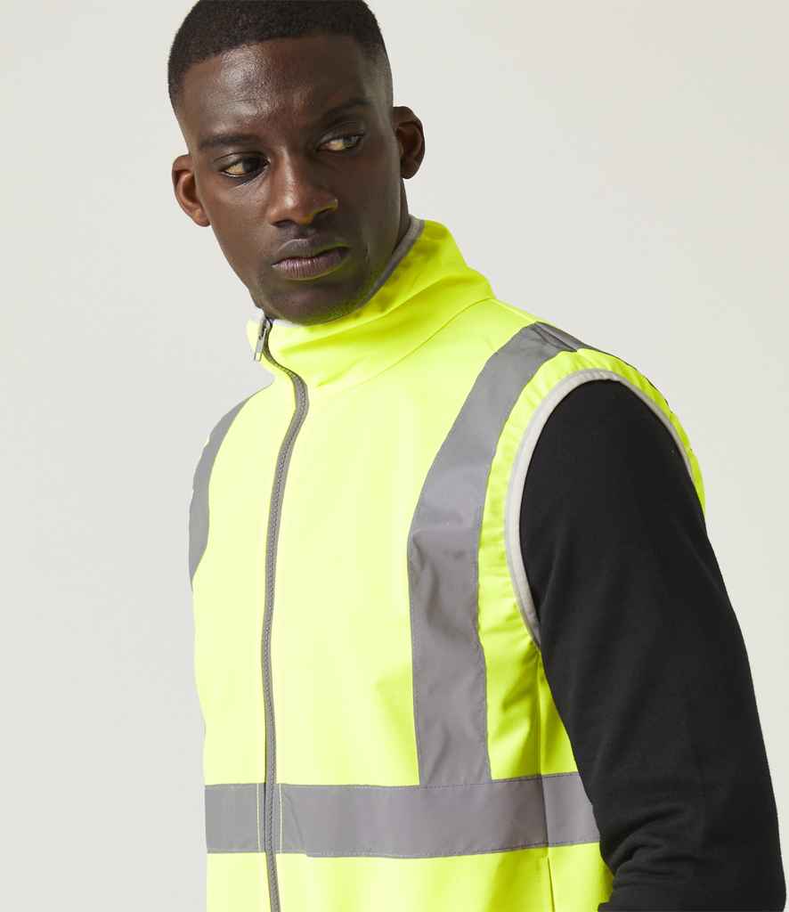 Regatta High Visibility Pro Full Zip Gilet | Yellow - Lancashire Teamwear