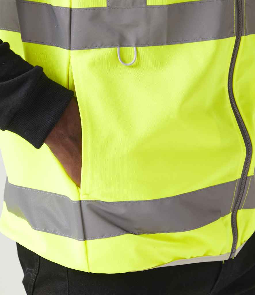 Regatta High Visibility Pro Full Zip Gilet | Yellow - Lancashire Teamwear