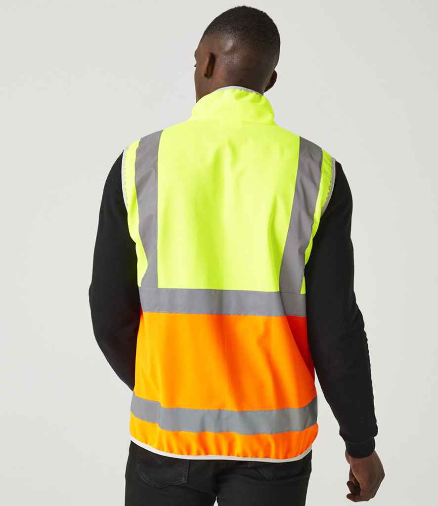 Regatta High Visibility Pro Full Zip Gilet | Yellow/Orange - Lancashire Teamwear