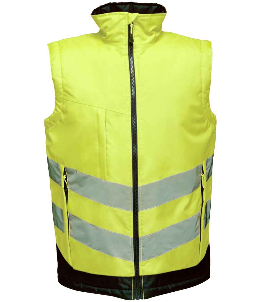Regatta High Visibility Pro Bodywarmer Yellow/Navy