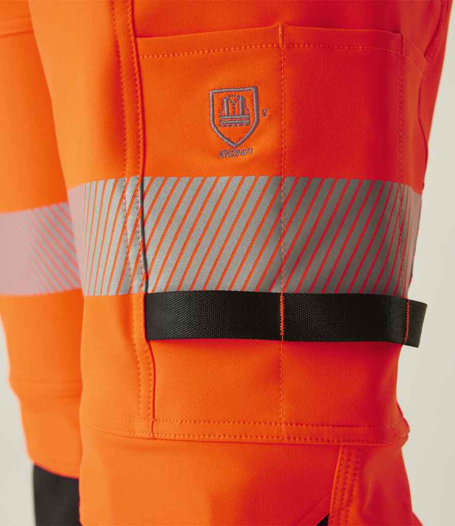 Regatta High Visibility Infiltrate Stretch Holster Trousers | Orange/Black - Lancashire Teamwear